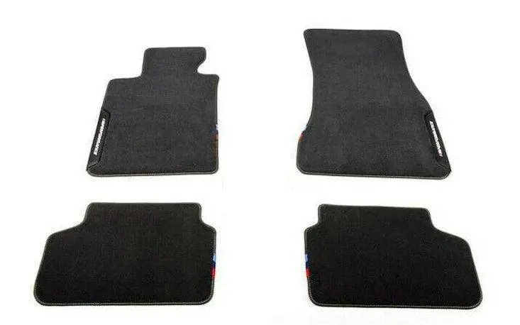 M Performance Floor Mats Set For Bmw 1 Series & 2 Series (2019-2024, F40 F44) 1