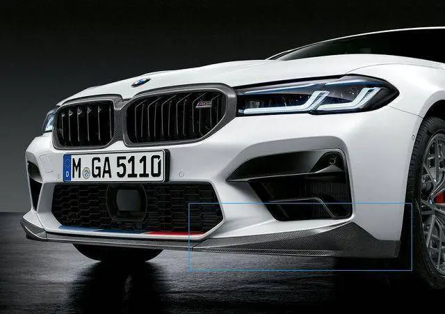 M Performance Front Side Splitters For Bmw M5 Lci (2020-2023, F90) 1