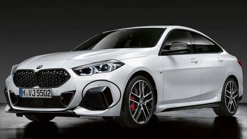 M Performance Gloss Black Front Canards For Bmw 2 Series & M235i (2020-2024, F44) 1