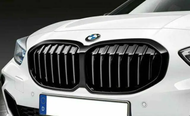 M Performance Gloss Black Slatted Grille For Bmw 1 Series & M135i (2019-2024, F40) 1