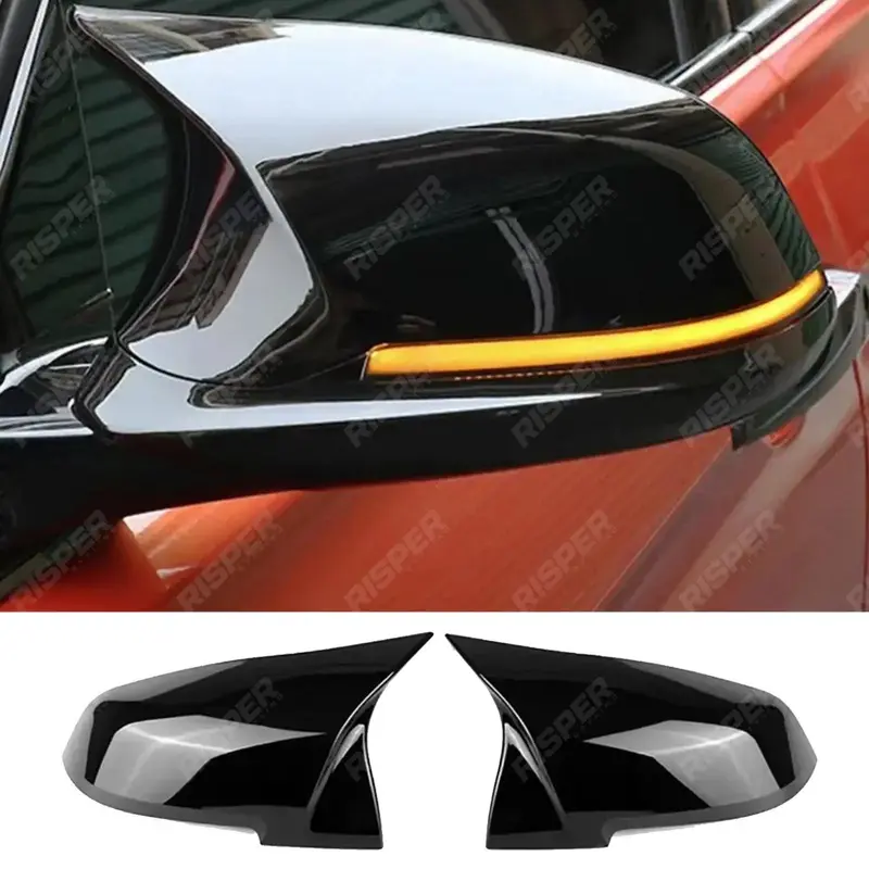M Style Mirror Covers In Gloss Black For Bmw F20/F22/F30/F35/F34/F32/F33/F36/E84/I3 1