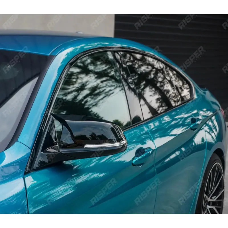 M Style Mirror Covers In Gloss Black For Bmw F20/F22/F30/F35/F34/F32/F33/F36/E84/I3 2