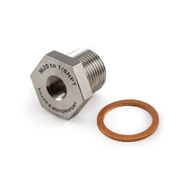 M20 (Oem) To 1/8Npt Oil Temperature Sensor Adapter 1