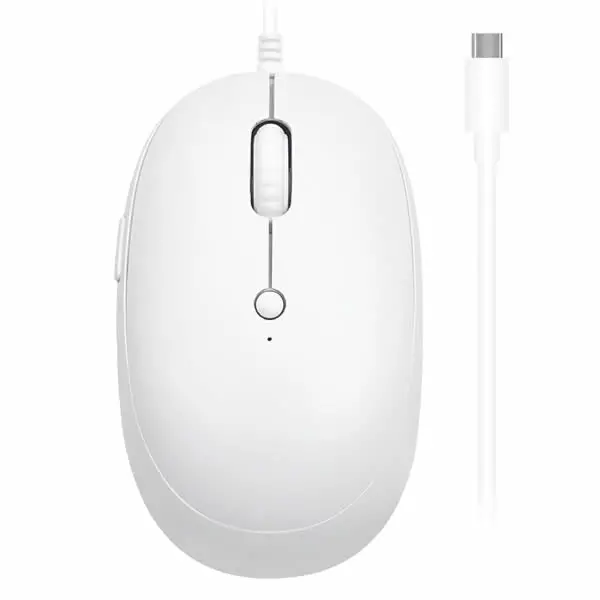 Macally Premium Usb C Mouse For Mac And Pc - White 1