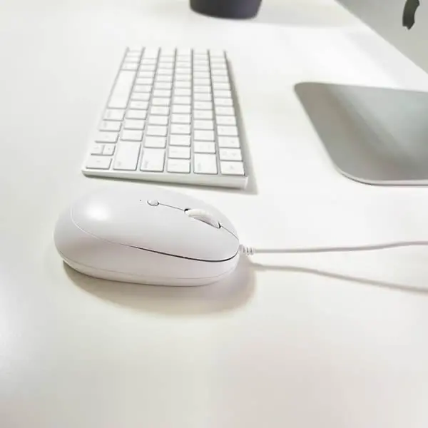 Macally Premium Usb C Mouse For Mac And Pc - White 2