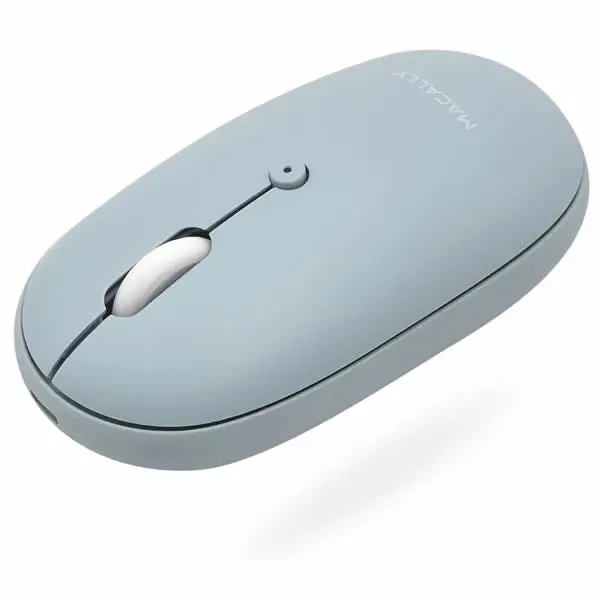 Macally Rechargeable Bluetooth Optical Mouse For Mac And Pc - Blue 1