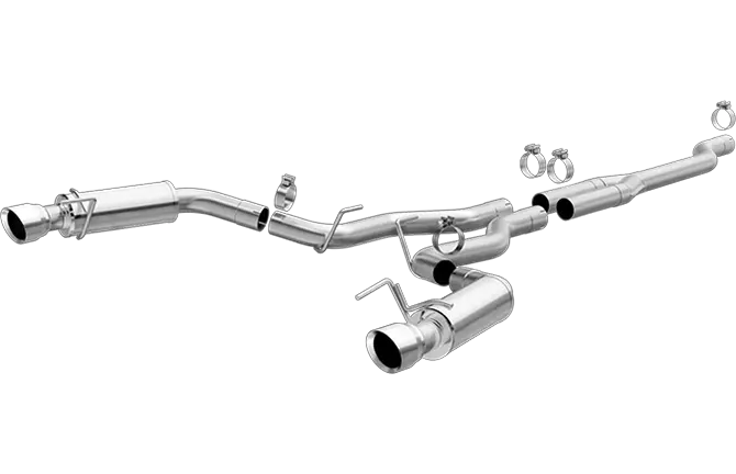 Magnaflow Cat Back Competition Stainless Exhaust System 2015-2023 Ford Mustang 4 Cylinder Ecoboost (2.3L) 1