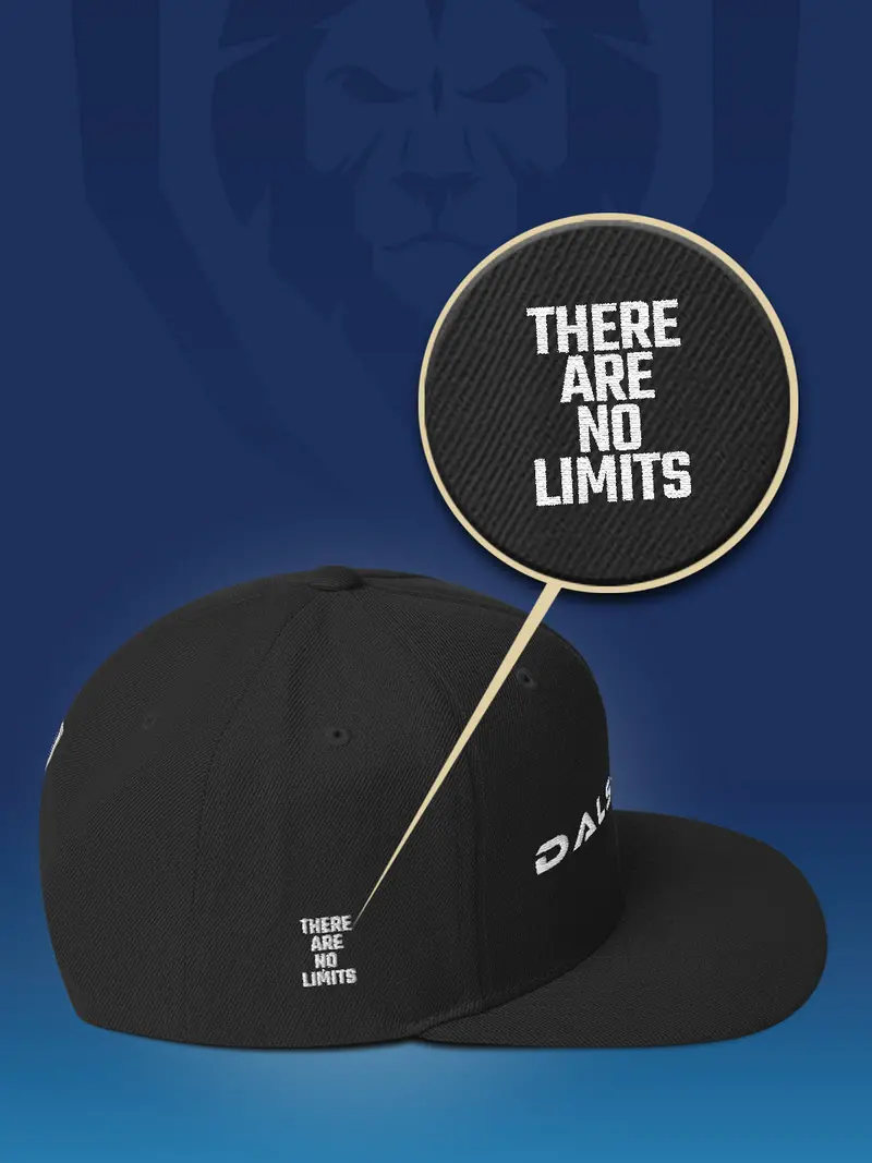 Make It Snappy Snapback Hat - Front To Back Logo | Apparel | Dalstrong © 2