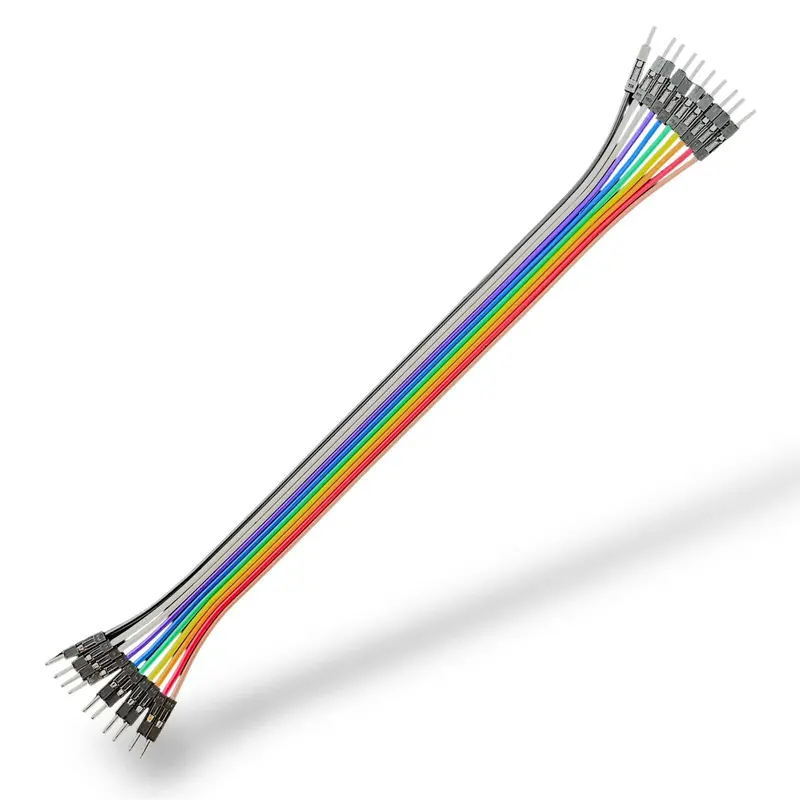 Male To Male Jumper Wire Pack Of 10 | Breadboard Connecting Cables For Arduino, Raspberry Pi & Diy Electronics 1