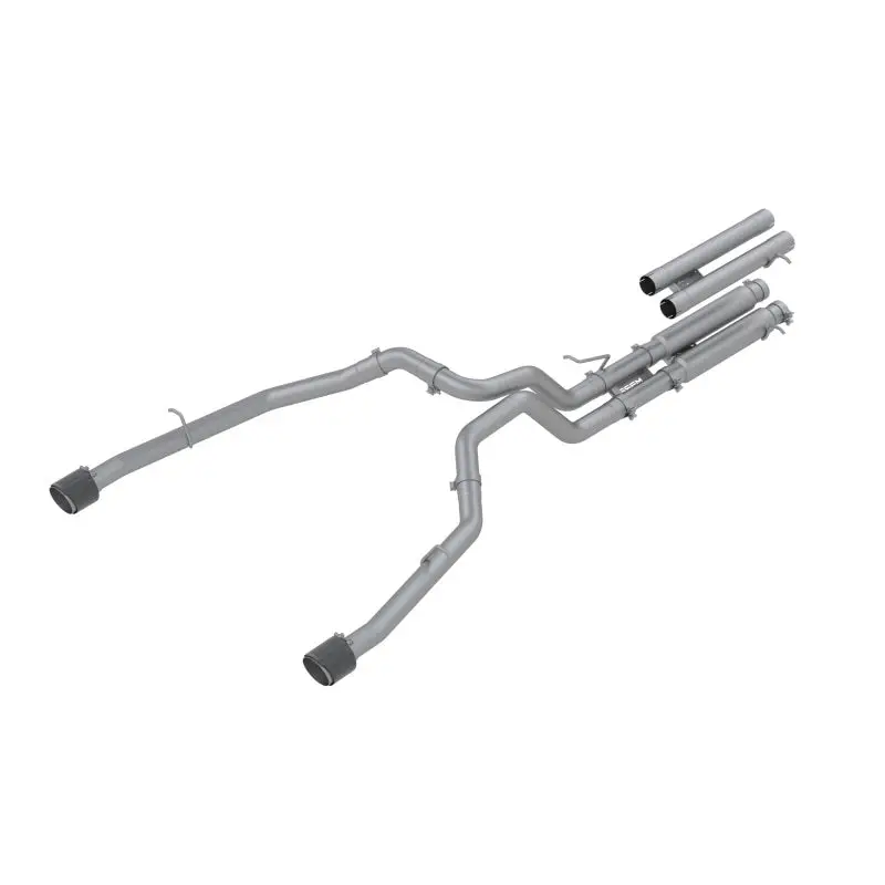 Mbrp 3"/3" Cat-Back Exhaust Dual Rear Exit, Race Profile 2021-2024 Ram Trx 6.2 S/C(Carbon Fiber Tips) 1