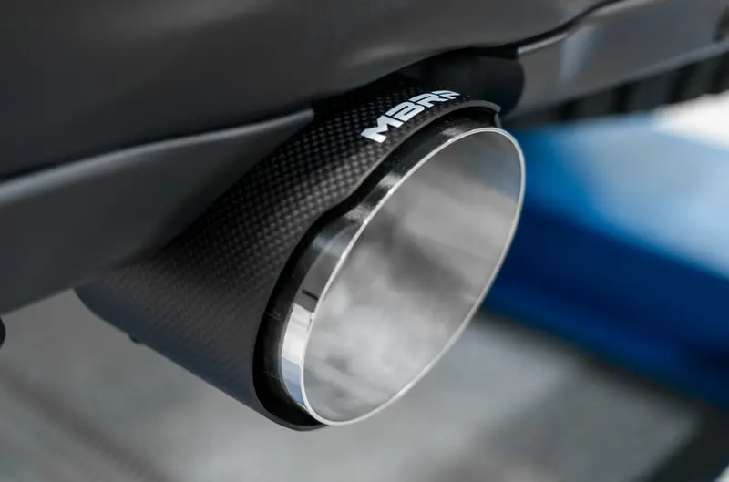Mbrp 3"/3" Cat-Back Exhaust Dual Rear Exit, Race Profile 2021-2024 Ram Trx 6.2 S/C(Carbon Fiber Tips) 2