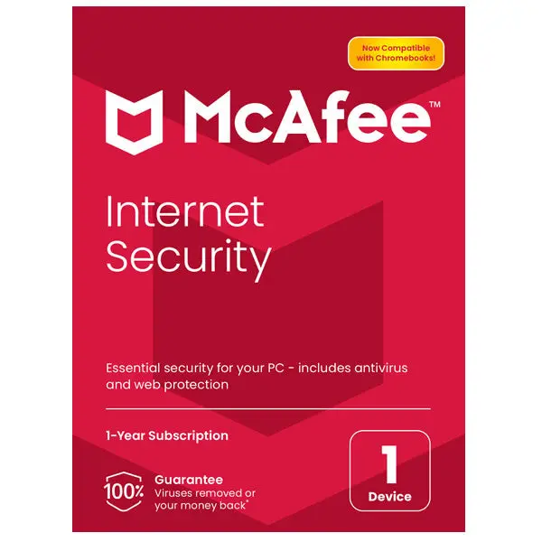Mcafee Internet Security 01-Device 1 Year 1
