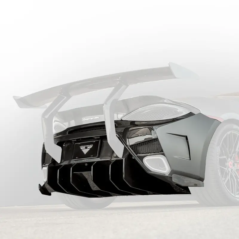 Mclaren 570S Vx Aero Rear Bumper W/ Rear Diffuser 2