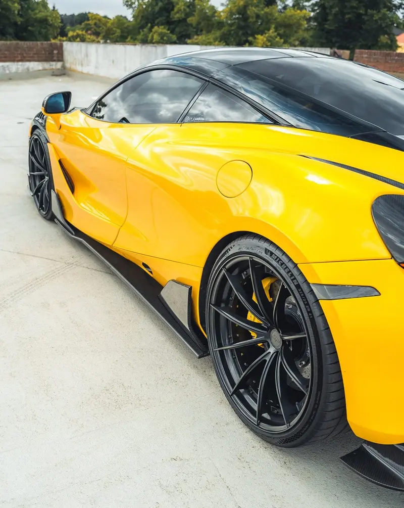 Mclaren 720S Carbon Fibre Side Skirts 1