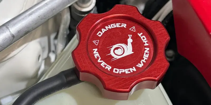 Mdr Industries Billet Radiator Cap Cover 2023-2026 Honda Civic Type R (Fl5) 1