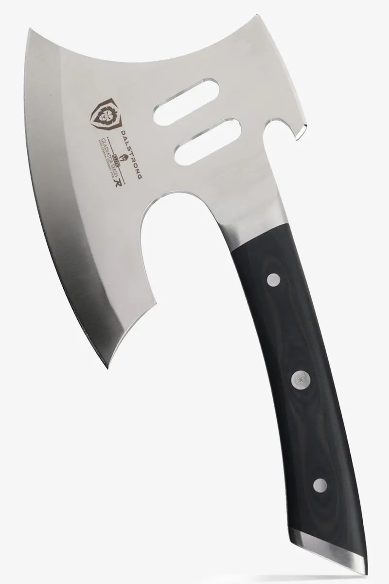 Meat Chopper 8" With Acacia Wood Stand | 'The Punisher' | Gladiator Series | Nsf Certified | Dalstrong © 1
