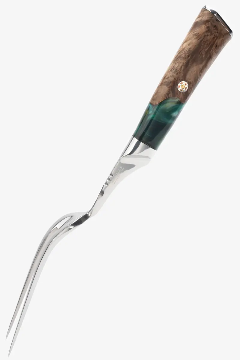 Meat Fork 7.7" | Valhalla Series | Celestial Resin & Wood Handle | Dalstrong © 1