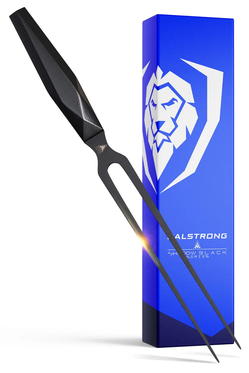 Meat Fork 8.5" | Shadow Black Series | Nsf Certified | Dalstrong © 1