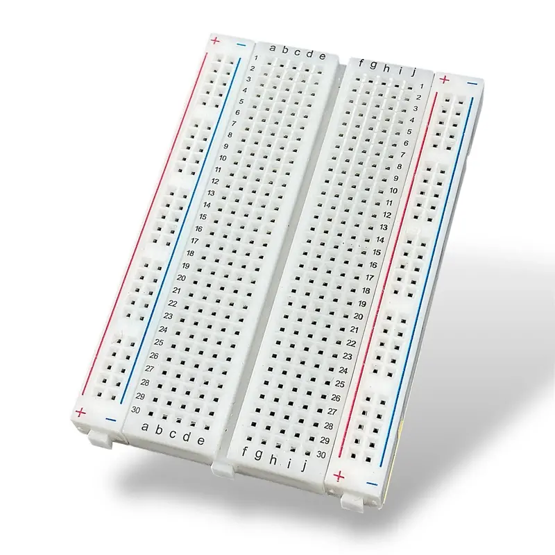Medium Size Breadboard Solderless 400 Tie Points – Prototype Board For Electronics 1