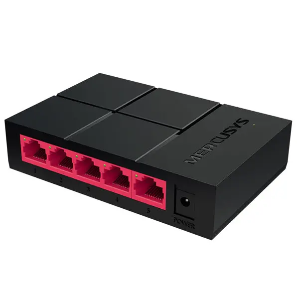 Mercusys  Ms105g 5-Port 10/100/1,000 Mbps Desktop Switch 1