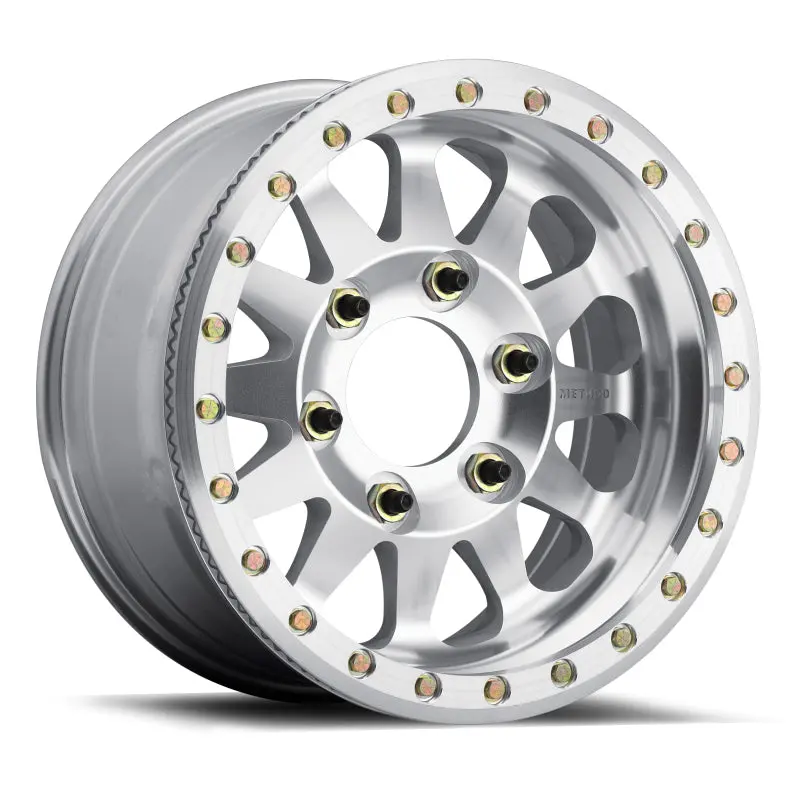 Method Mr103 Beadlock 17X9 +25Mm Offset 6X6.5 108Mm Cb Raw Machined W/Bh-H24125 Wheel 1