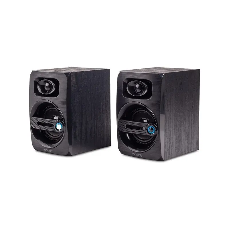 Microlab B23 2.0Ch 2X3 Watt Usb-Powered Multimedia Speaker With Inline Volume Control Fro Easy Access And Supports 3.5Mm Stereo Jack - Black Colour 1