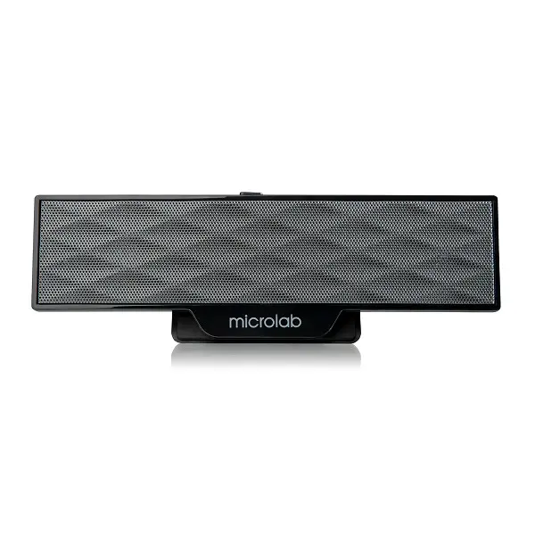 Microlab B51 2.0Ch Usb-Powered Desktop Speaker With Top Panel Controls For Easy Access And Supports 3.5Mm Stereo Jack And 4 Watt Rms Output Power - Black Colour 1