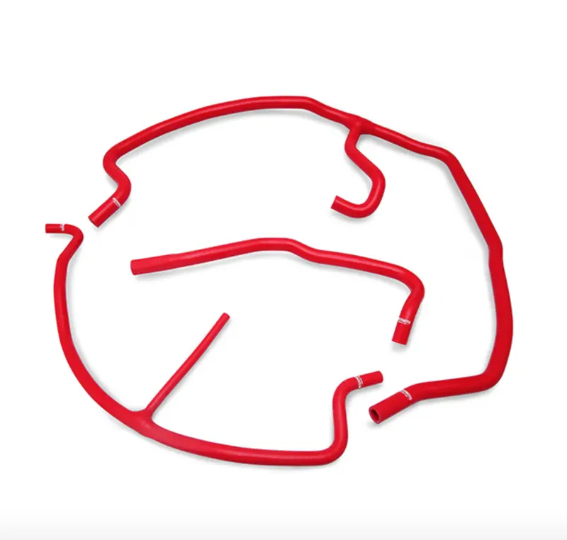 Mishimoto Chevrolet C6 Corvette/Z06 Silicone Ancillary Hose Kit Red 2009–2014 1