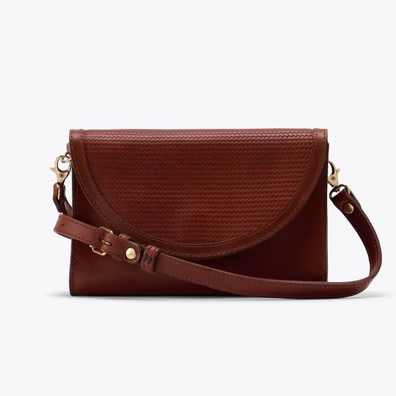Mission Mercantile Leather Goods - Nisolo Cleo Leather Convertible Crossbody Clutch 1