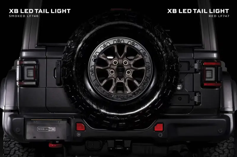 Morimoto 2018+ Jeep Wrangler Jl Xb Led Low Profile Tail Lights 2
