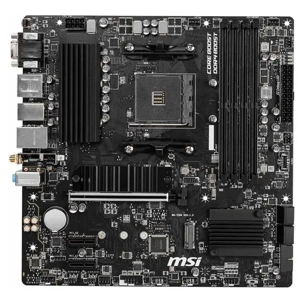 Msi B550m Pro-Vdh Wifi Amd Am4 Matx Gaming Motherboard 2