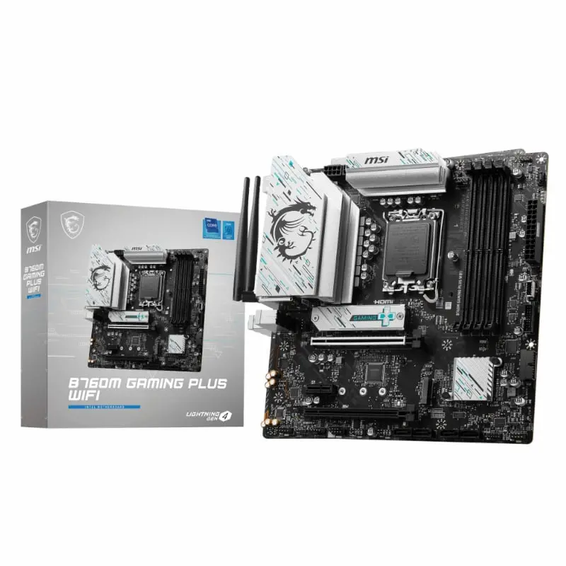 Msi B760m Gaming Plus Wifi Ddr5 Intel Lga1700 M-Atx Gaming Motherboard 1