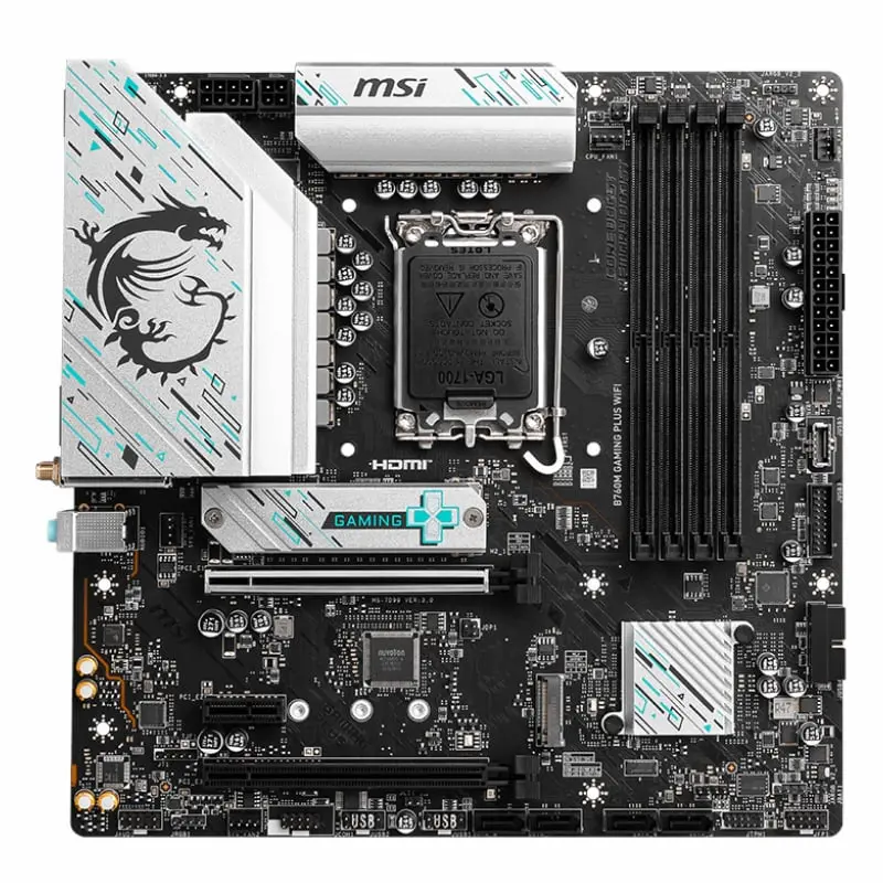 Msi B760m Gaming Plus Wifi Ddr5 Intel Lga1700 M-Atx Gaming Motherboard 2
