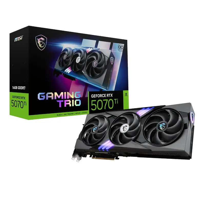 Msi Geforce Rtx™ 5070 Ti 16G Gaming Trio Oc Graphics Card 1