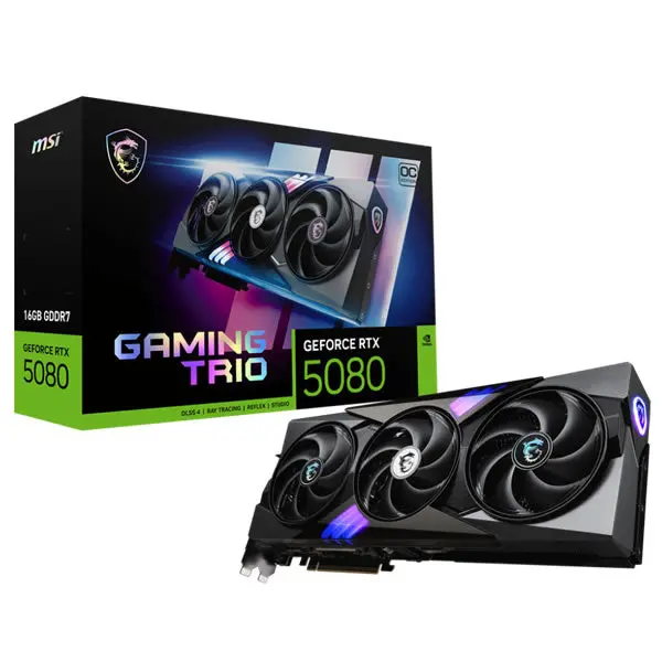 Msi Geforce Rtx 5080 Gaming Trio 16Gb Oc Graphics Card 1