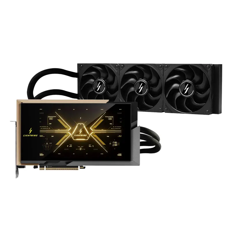 Msi Geforce Rtx 5090 32G Lightning Z Lcd Liquid Cooled Graphics Card 2