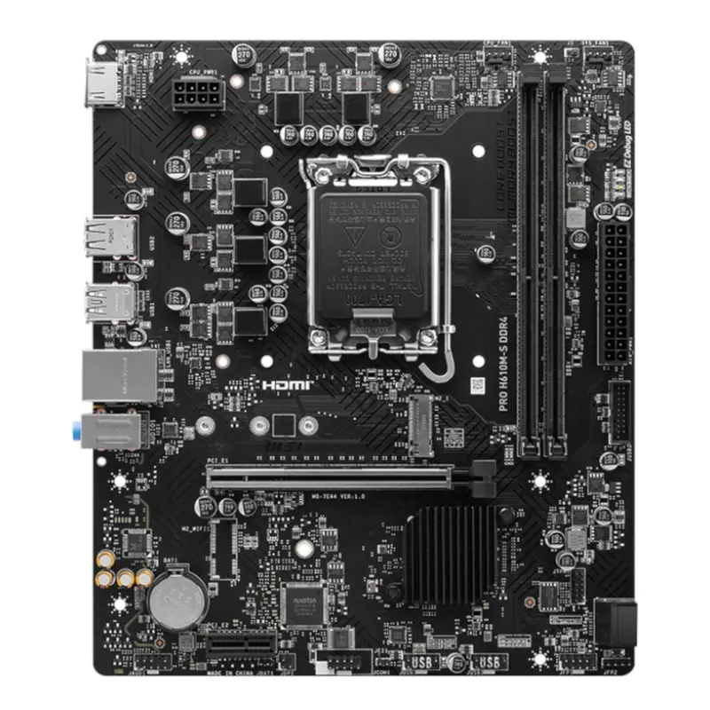 Msi H610m-S Pro Lga1700 M-Atx Ddr4 Motherboard 2