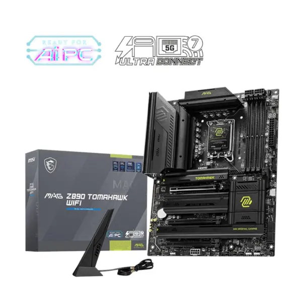 Msi Mag Z890 Tomahawk Wifi Intel Lga1851 Atx Gaming Motherboard 1