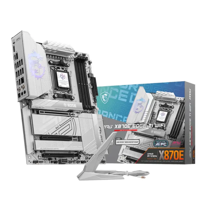Msi Mpg X870e Edge Ti Wifi Am5 Atx Ddr5 Gaming Motherboard 1