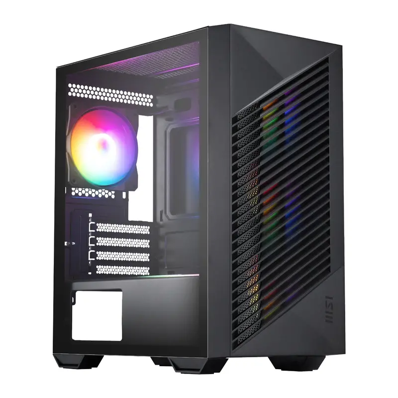 Msi Pro Forge M050a Micro-Atx Gaming Chassis - Black 1