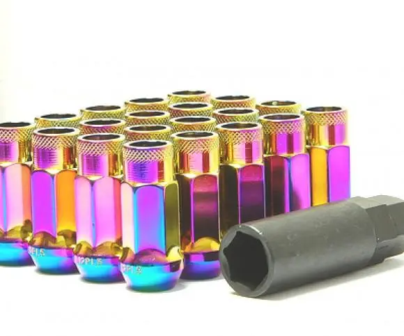 Muteki Sr48 Open End Lug Nuts M12x1.25 (48Mm Tall) 10