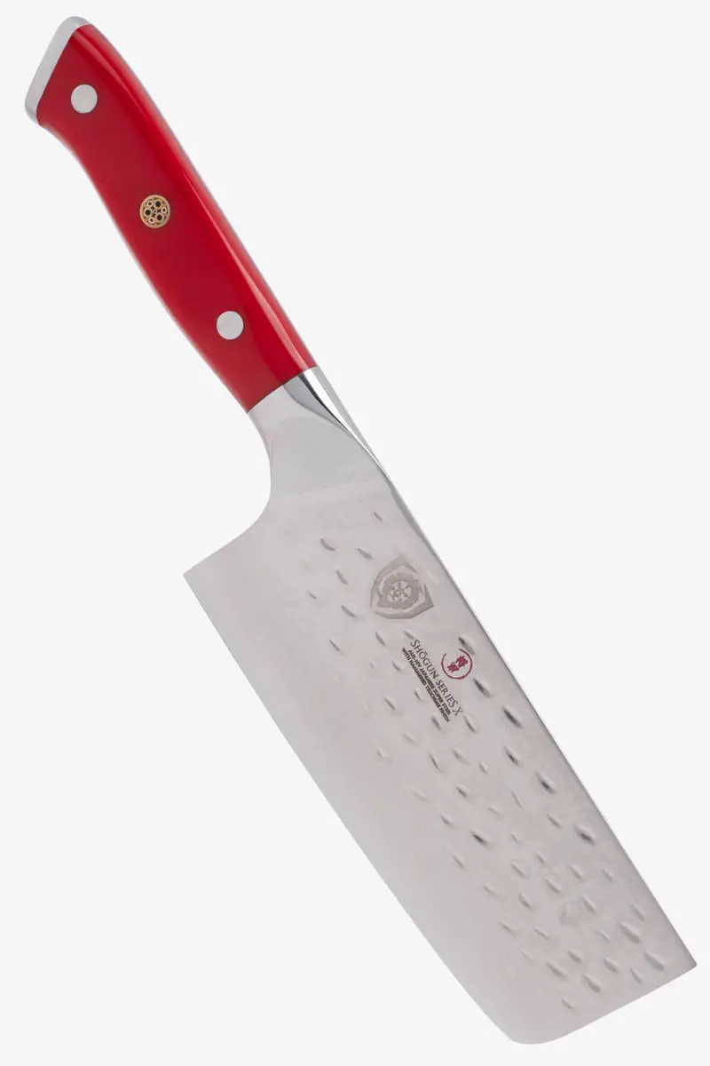 Nakiri Vegetable Knife 6" | Crimson Red Abs Handle | Shogun Series | X | Dalstrong © 1