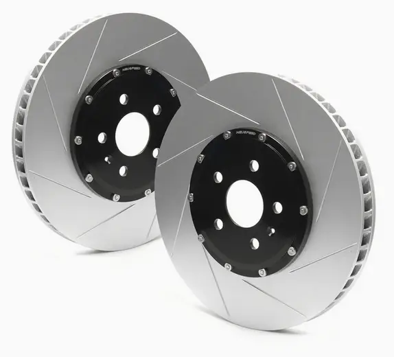 Neuspeed 2-Piece Floating Brake Rotors | Front 357Mm Slotted • Mqbe Golf R Mk8, S3 8Y 1