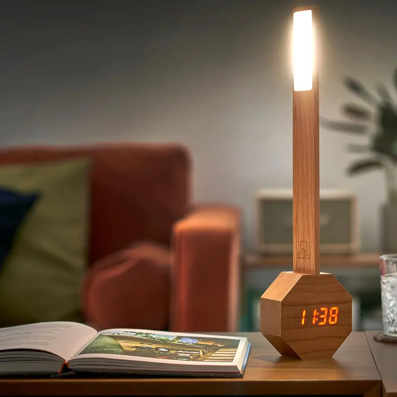Octagon One Plus Portable Desk Light And Alarm Clock 1