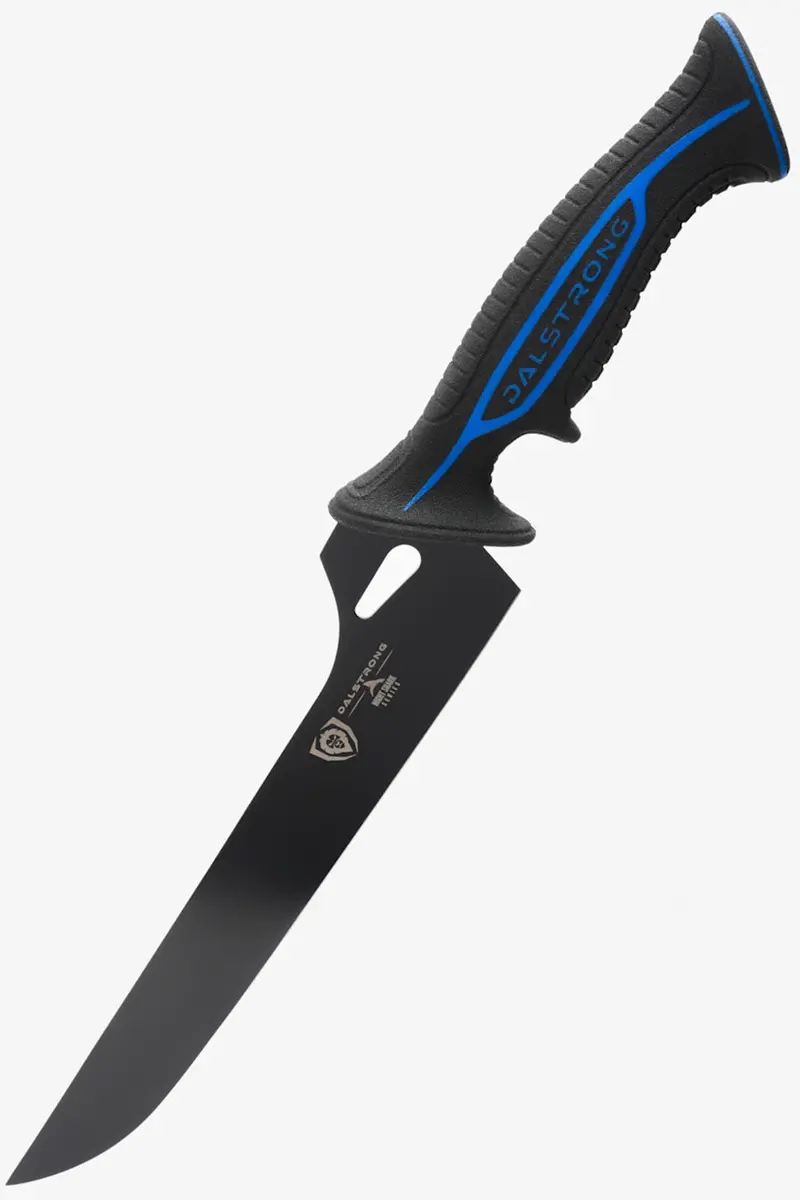 Offset Slicing & Carving Knife 10" | Night Shark Series | Nsf Certified | Dalstrong © 1