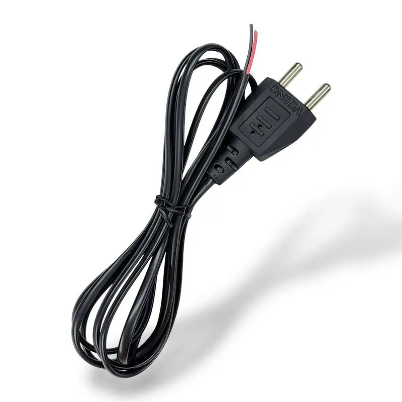 Onida 2 Pin Copper Wire Power Cord (2 Meter) | Flexible 2-Core Cable For Diy Electronics, Power Supply & Led Projects 1