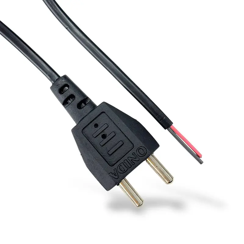 Onida 2 Pin Copper Wire Power Cord (2 Meter) | Flexible 2-Core Cable For Diy Electronics, Power Supply & Led Projects 2
