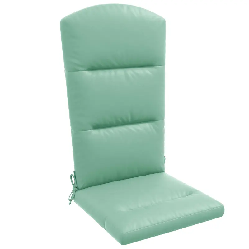 Patio Chair Cushion For Adirondack Chairs Replacement Cushion With Back And Ties, Green 1