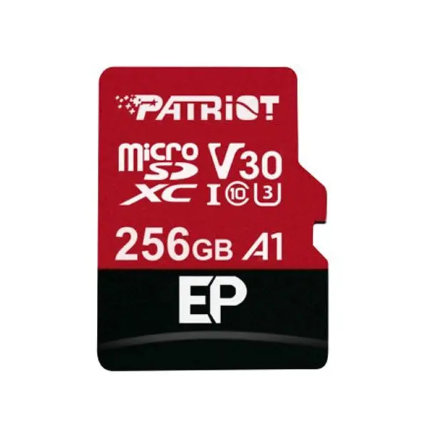 Patriot Ep V30 A1 256Gb Micro Sdxc Card + Adapter 1