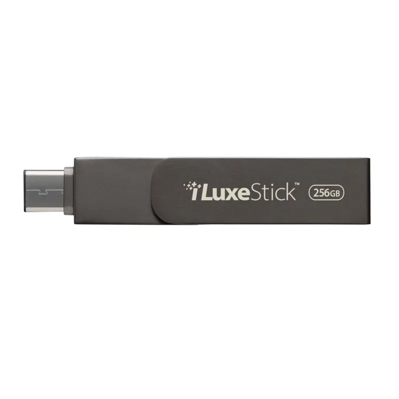 Patriot Iluxe Stick C 256Gb Usb 3.2 Gen 1 Type C + Lightning Flash Drive - Black 2